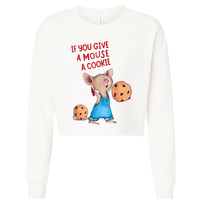 If You Give A Mouse A Cookie Costume Halloween Cropped Pullover Crew