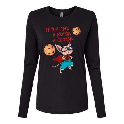 If You Give A Mouse A Cookie Hero Costume Womens Cotton Relaxed Long Sleeve T-Shirt