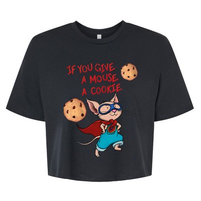 If You Give A Mouse A Cookie Hero Costume Bella+Canvas Jersey Crop Tee