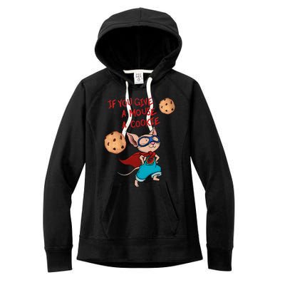 If You Give A Mouse A Cookie Hero Costume Women's Fleece Hoodie