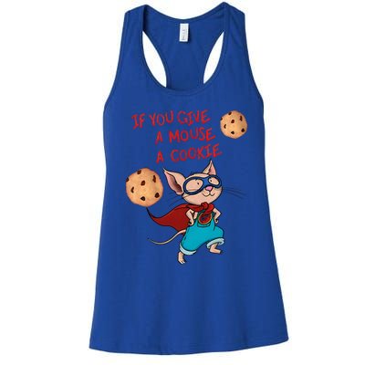 If You Give A Mouse A Cookie Hero Costume Women's Racerback Tank