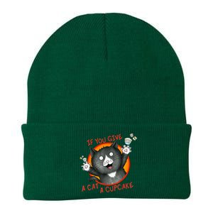 If You Give A Cat A Cupcake Knit Cap Winter Beanie