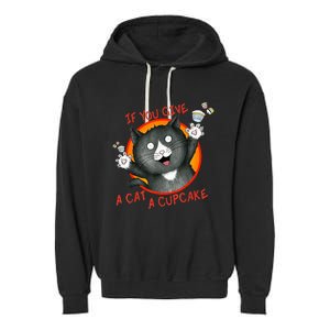 If You Give A Cat A Cupcake Garment-Dyed Fleece Hoodie