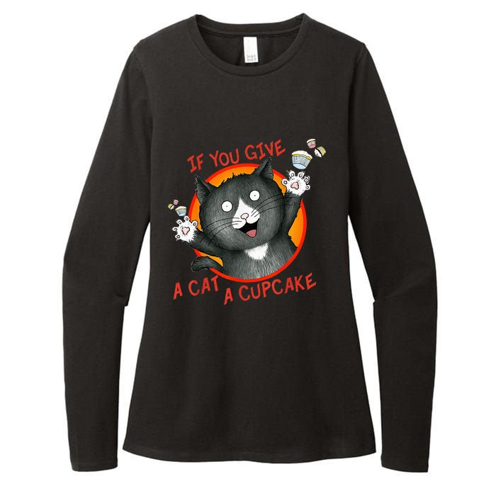 If You Give A Cat A Cupcake Womens CVC Long Sleeve Shirt