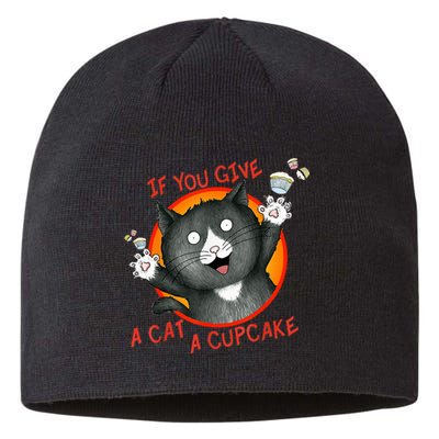 If You Give A Cat A Cupcake Sustainable Beanie