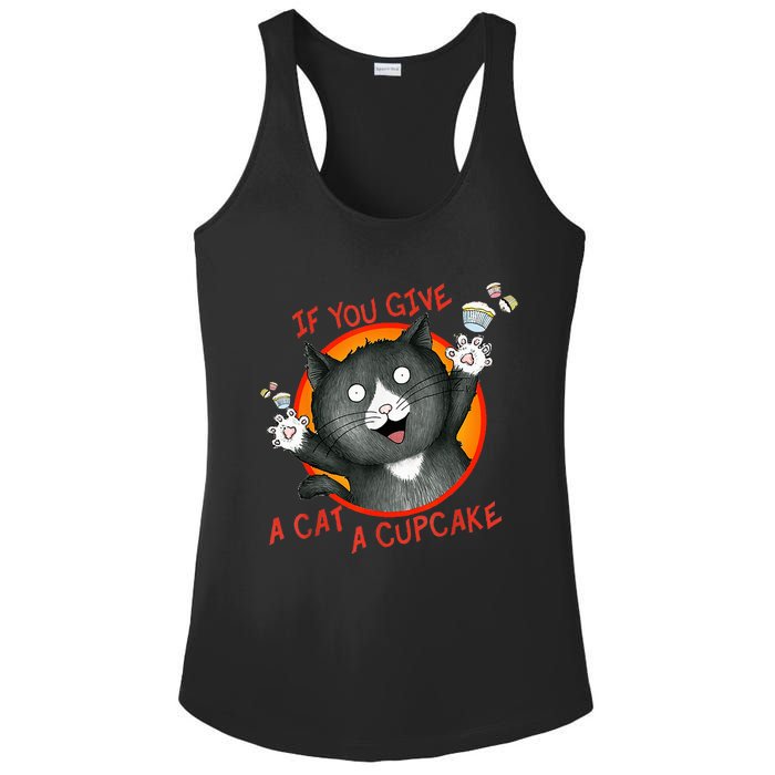 If You Give A Cat A Cupcake Ladies PosiCharge Competitor Racerback Tank