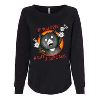 If You Give A Cat A Cupcake Womens California Wash Sweatshirt