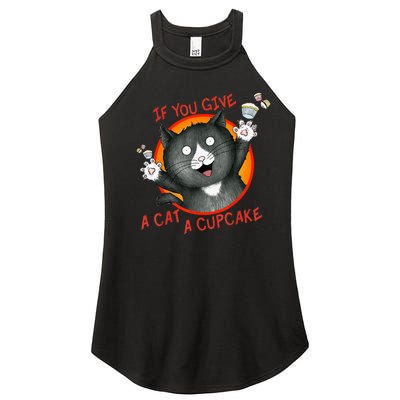 If You Give A Cat A Cupcake Women's Perfect Tri Rocker Tank