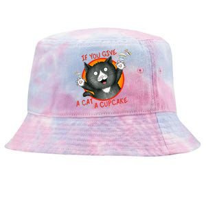 If You Give A Cat A Cupcake Tie-Dyed Bucket Hat