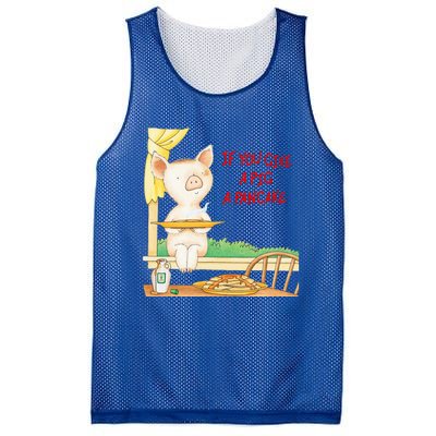 If You Give A Pig A Pancake Mesh Reversible Basketball Jersey Tank