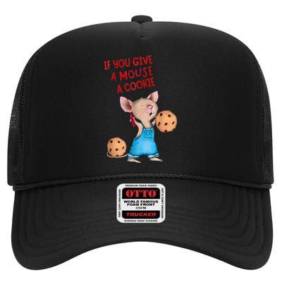 If You Give A Mouse A Cookie Costume Halloween High Crown Mesh Back Trucker Hat