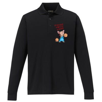 If You Give A Mouse A Cookie Costume Halloween Performance Long Sleeve Polo