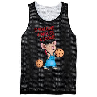 If You Give A Mouse A Cookie Costume Halloween Mesh Reversible Basketball Jersey Tank