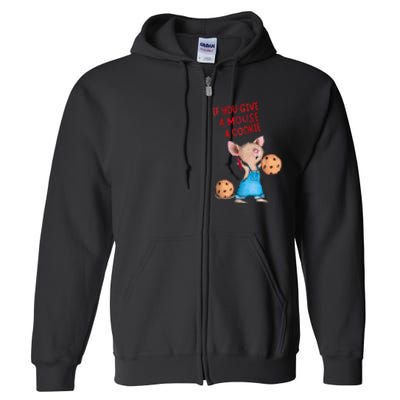 If You Give A Mouse A Cookie Costume Halloween Full Zip Hoodie