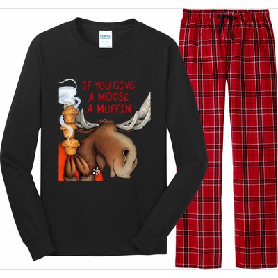 If You Give A Moose A Muffin Long Sleeve Pajama Set