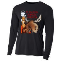 If You Give A Moose A Muffin Cooling Performance Long Sleeve Crew