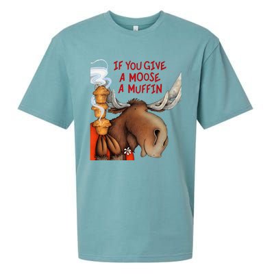 If You Give A Moose A Muffin Sueded Cloud Jersey T-Shirt