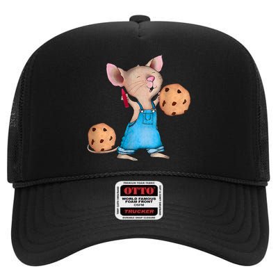 If You Give A Mouse A Cookie Costume Halloween High Crown Mesh Back Trucker Hat