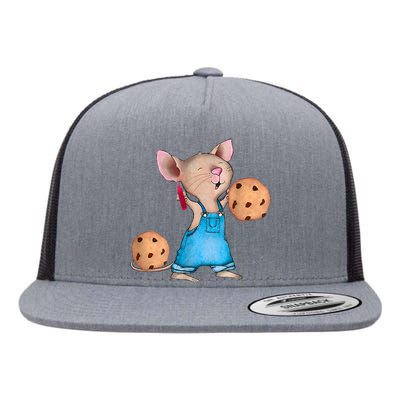 If You Give A Mouse A Cookie Costume Halloween Flat Bill Trucker Hat