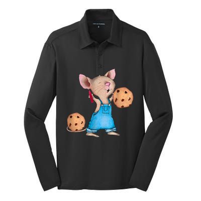 If You Give A Mouse A Cookie Costume Halloween Silk Touch Performance Long Sleeve Polo