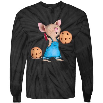 If You Give A Mouse A Cookie Costume Halloween Tie-Dye Long Sleeve Shirt