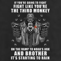 If You're Going To Fight Like You're Third Monkey Trucker Hat