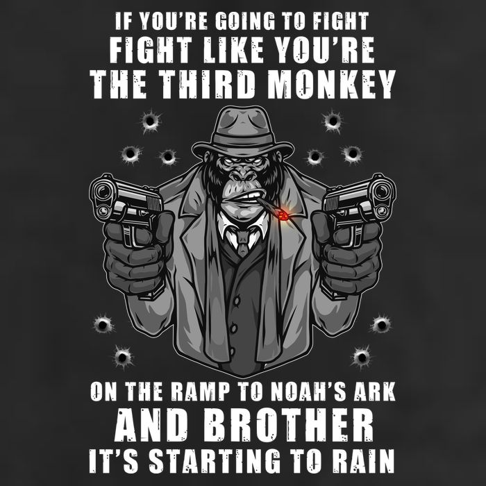 If You're Going To Fight Like You're Third Monkey Trucker Hat