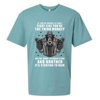 If You're Going To Fight Like You're Third Monkey Sueded Cloud Jersey T-Shirt