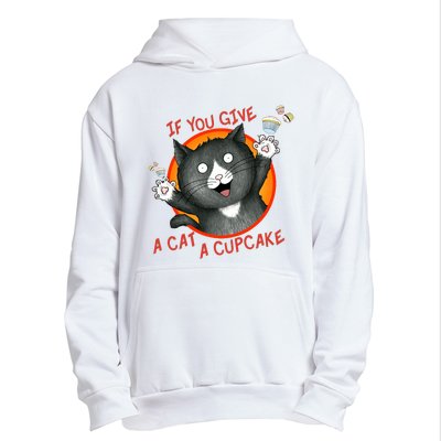 If You Give A Cat A Cupcake Urban Pullover Hoodie