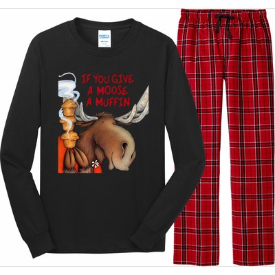 If You Give A Moose A Muffin Long Sleeve Pajama Set