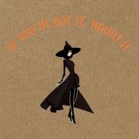 If You’Ve Got It Haunt It Funny Halloween Witch Design Meaningful Gift Cotton Canvas Backpack