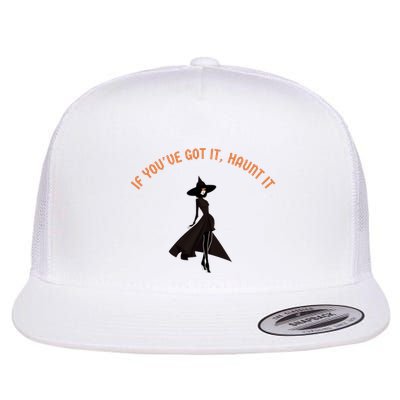 If You’Ve Got It Haunt It Funny Halloween Witch Design Meaningful Gift Flatbill Hat