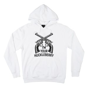 I'm Your Huckleberry With Guns Retro. Hoodie