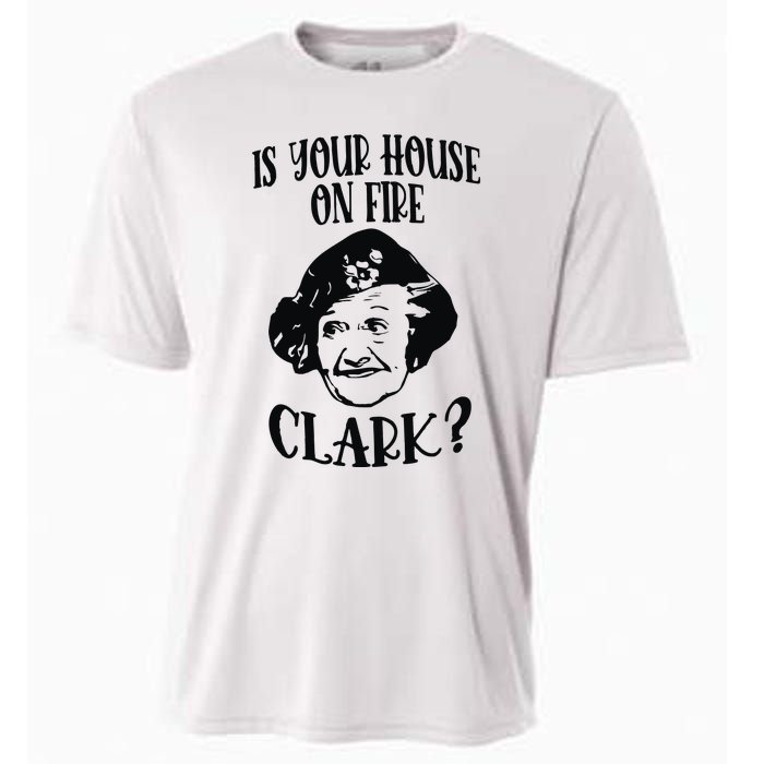 Is Your House On Fire Clark Funny Christmas Cooling Performance Crew T-Shirt