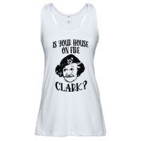 Is Your House On Fire Clark Funny Christmas Ladies Essential Flowy Tank