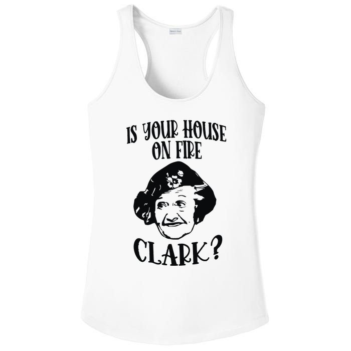 Is Your House On Fire Clark Funny Christmas Ladies PosiCharge Competitor Racerback Tank