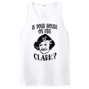 Is Your House On Fire Clark Funny Christmas PosiCharge Competitor Tank