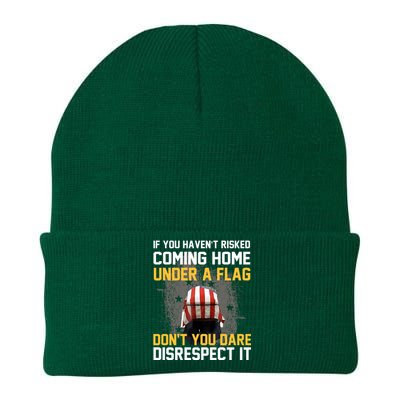 If You HavenT Risked Coming Home Under A Flag Knit Cap Winter Beanie