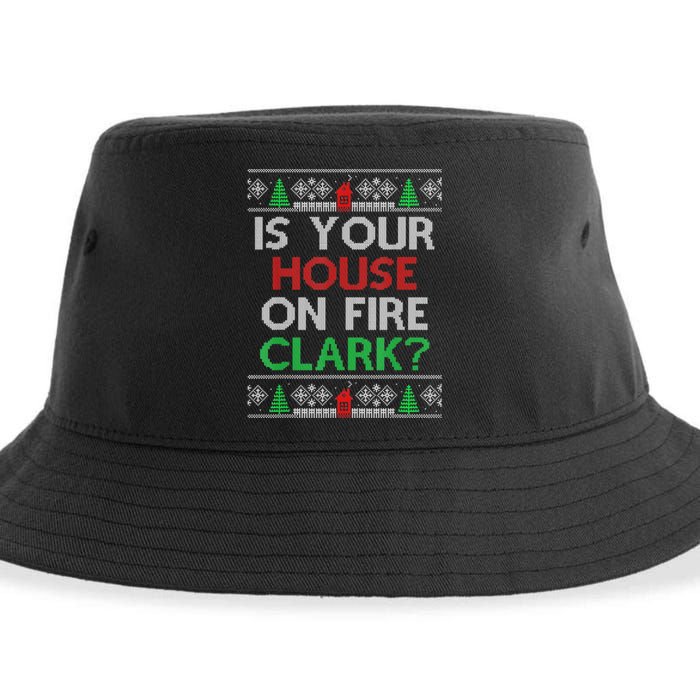 Is Your House On Fire Christmas Vacation Sustainable Bucket Hat