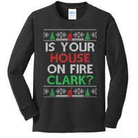 Is Your House On Fire Christmas Vacation Kids Long Sleeve Shirt