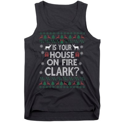 Is Your House On Fire Christmas Vacation Tank Top