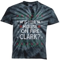 Is Your House On Fire Christmas Vacation Kids Tie-Dye T-Shirt