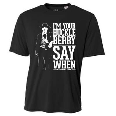 IM Your Huckleberry Say When Doc Holiday Cooling Performance Crew T-Shirt