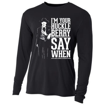 IM Your Huckleberry Say When Doc Holiday Cooling Performance Long Sleeve Crew