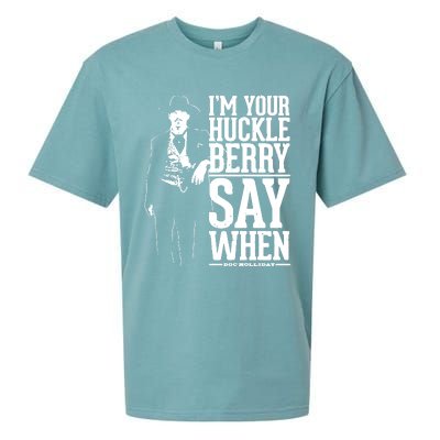 IM Your Huckleberry Say When Doc Holiday Sueded Cloud Jersey T-Shirt