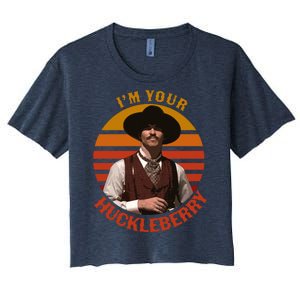 I'm Your Huckleberry Women's Crop Top Tee