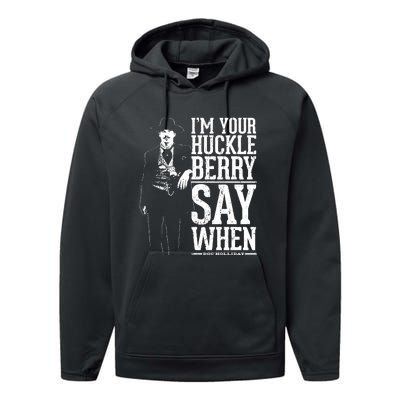 Say When, Doc Holiday Performance Fleece Hoodie