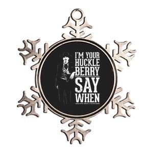 Say When, Doc Holiday Metallic Star Ornament