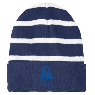 If You Have Something To Say It To My Face Kamala Harris Striped Beanie with Solid Band