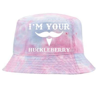 I'm Your Huckleberry Simple Design Tie-Dyed Bucket Hat